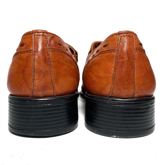 3/$10 Foremost Dress Shoes 7 (40) Brown Leather - Picture 8 of 10
